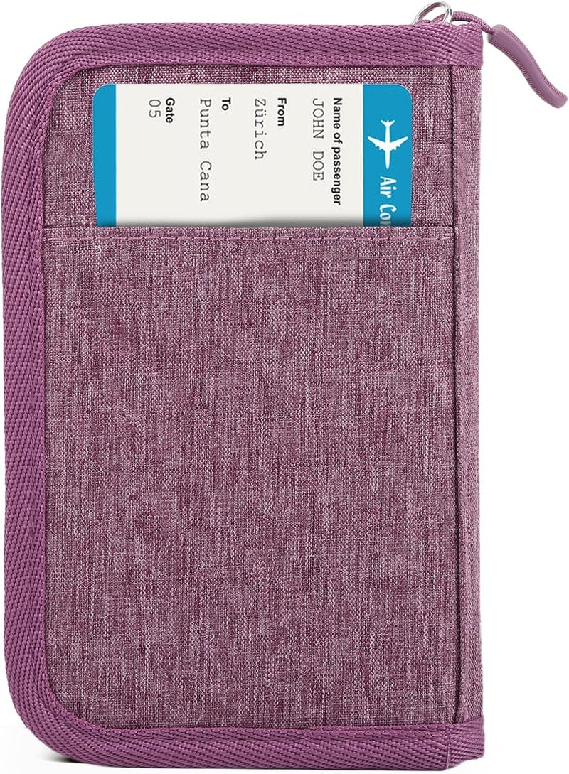 TOPBAG Passport Holder for Travel, Women Rfid Blocking Passport Wallet, Travel Essentials Premium Wallets, Waterproof Passport Holders Bag for Men Traveling, Travel Document Organizer Credit Cards Case - Image 1